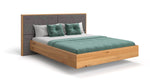 Lade das Bild in den Galerie-Viewer, Elegantes Massivholz-Bett Valent: Schwebendes Design, Eiche, Luxus für Ihr Schlafzimmer

