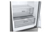 LG Kühl-Gefrierkombination 384L, Inverter Linear Kompressor, A-Klasse, Platinum Silber