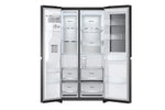 Lade das Bild in den Galerie-Viewer, LG InstaView Side-by-Side Kühlschrank: Smart, Effizient mit Eis- &amp; Wasserspender
