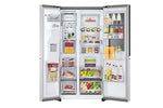 Lade das Bild in den Galerie-Viewer, LG GSXV90BSDE InstaView Side-by-Side Kühlschrank mit Craft Ice &amp; Wasserspender
