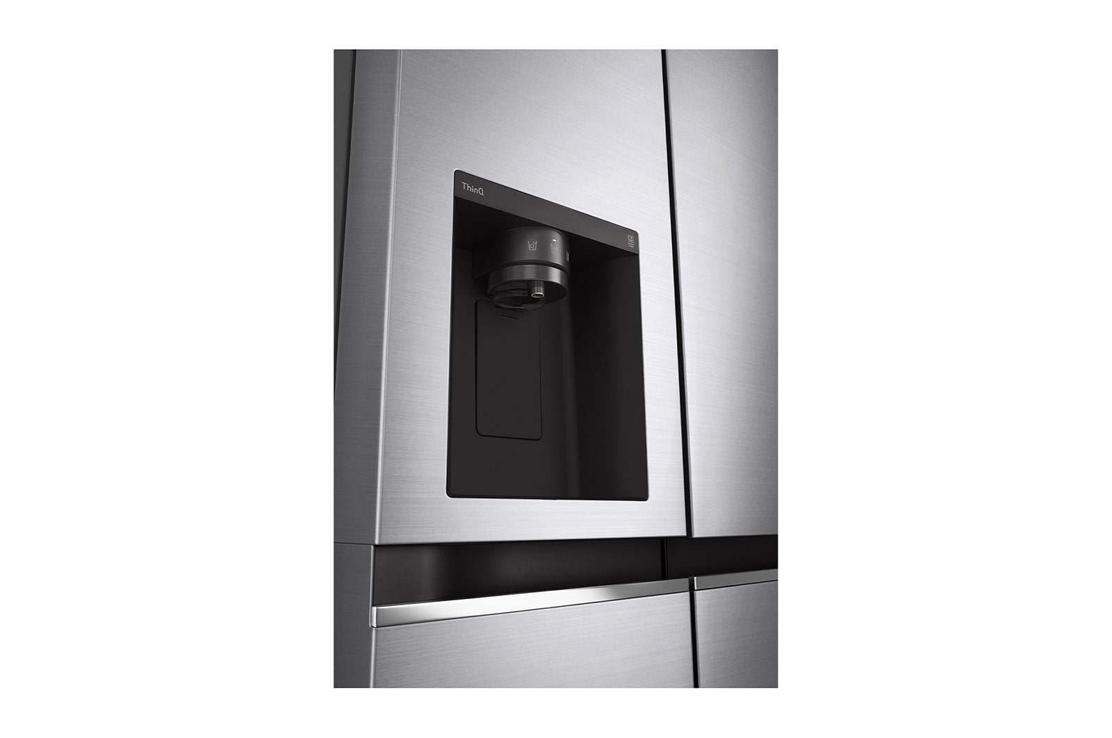 LG GSLV71PZTD Side-by-Side Kühlschrank: Geräumig, Smart, Eis- und Wasserspender