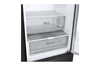 LG Kühl-Gefrierkombination Matte Black: Linear Kompressor, NatureFRESH, leise & effizient