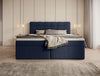 Faro Frotte Luxus Boxspringbett: Samt-Komfort, Stauraum & Stilvoll Schlafen