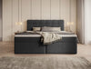 Faro Frotte Luxus Boxspringbett: Samt-Komfort, Stauraum & Stilvoll Schlafen