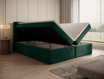 Lade das Bild in den Galerie-Viewer, Luxuriöses Faro Samt Boxspringbett mit Stauraum – Komfort &amp; Eleganz

