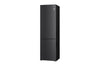 LG Kühl-Gefrierkombination Matt Schwarz Inverter Linear Kompressor 384L