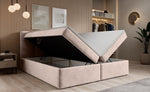 Lade das Bild in den Galerie-Viewer, Elegantes Boxspringbett Cozy II Samt mit Praktischem Stauraum für Ihr Schlafzimmer
