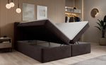 Lade das Bild in den Galerie-Viewer, Elegantes Boxspringbett Cozy II Samt mit Praktischem Stauraum für Ihr Schlafzimmer
