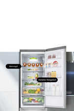 Lade das Bild in den Galerie-Viewer, LG Kühl-Gefrierkombination 387L, Smart Inverter Compressor, Total No Frost, Premium Design

