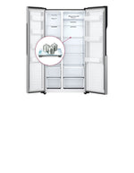 Lade das Bild in den Galerie-Viewer, LG Side-by-Side Kühlschrank mit InstaView, Craft Ice, Eis- &amp; Wasserspender, 562L Kapazität
