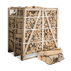Premium Birken-Brennholz 1 RM: Luftgetrocknet, Hoher Heizwert, 33cm Scheite