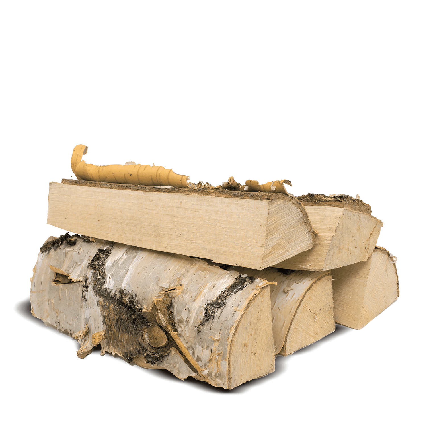Premium Birken-Brennholz 1 RM: Luftgetrocknet, Hoher Heizwert, 33cm Scheite