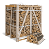 Premium Eichenholz Brennholz 1 RM: Luftgetrocknet, Hoher Heizwert, Lange Brenndauer