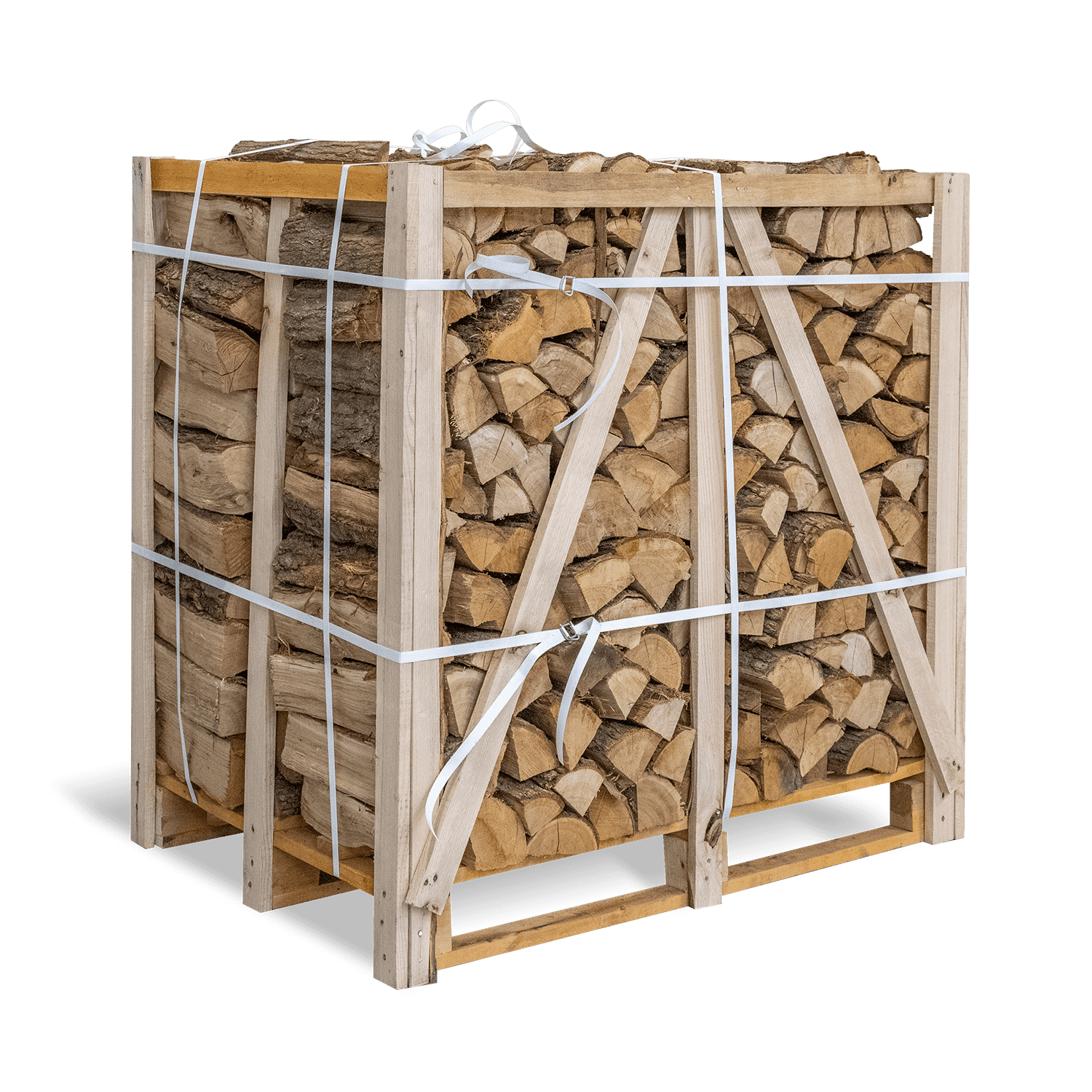 Premium Eichenholz Brennholz 1 RM: Luftgetrocknet, Hoher Heizwert, Lange Brenndauer
