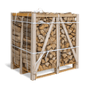 Premium Eichenholz Brennholz 1 RM: Luftgetrocknet, Hoher Heizwert, Lange Brenndauer