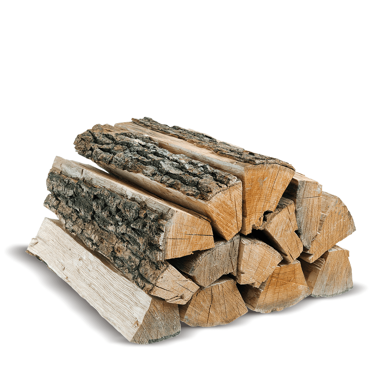 Premium Eichenholz Brennholz 1 RM: Luftgetrocknet, Hoher Heizwert, Lange Brenndauer