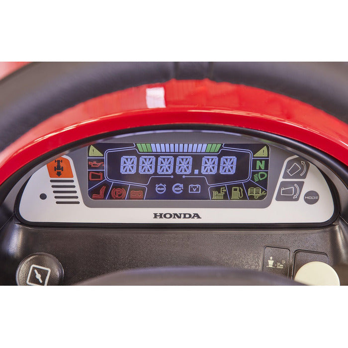Honda HF 2417 HT Rasentraktor: Leistungsstarker Aufsitzmäher für große Gärten mit V2-Motor