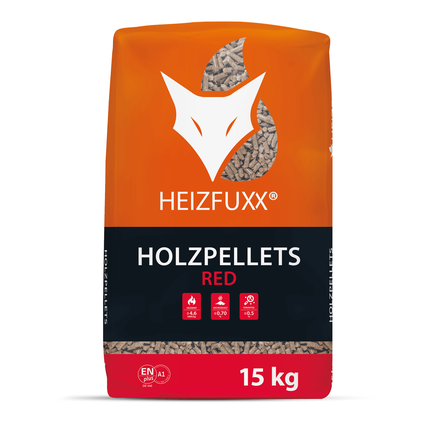 Heizfuxx® Red ENplus A1 Hartholz-Pellets: Effizient, sauber, nachhaltig heizen