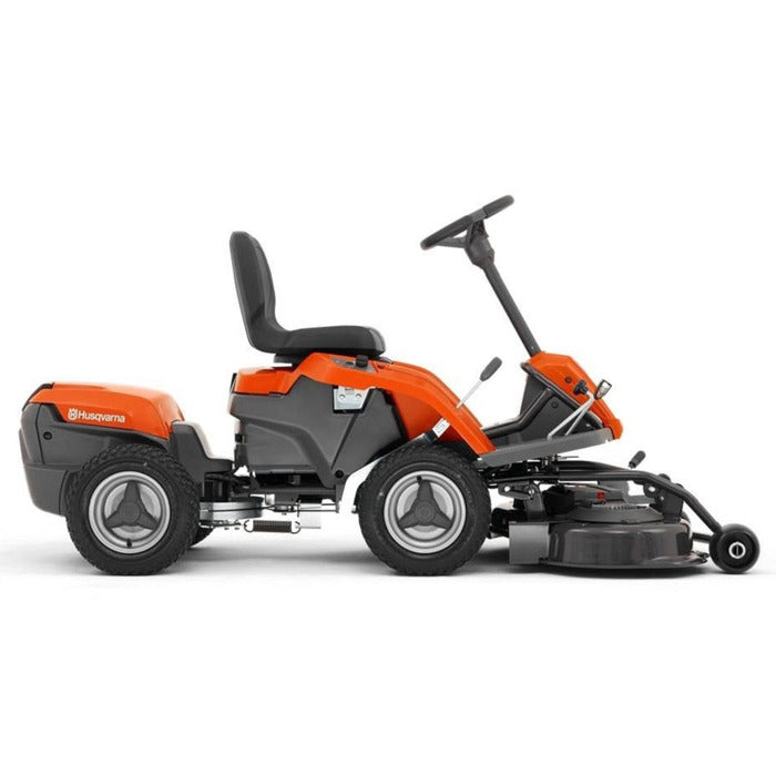 Husqvarna R 112iC Akku-Aufsitzrasenmäher: Leise, effizient, Combi 85 Mähdeck inklusive