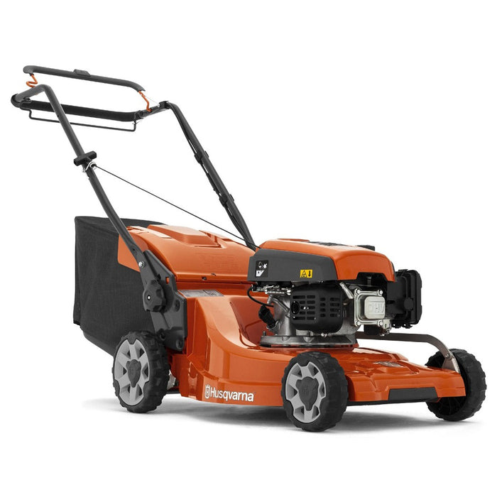 Husqvarna LC 247S Benzin Rasenmäher, Radantrieb, 139cc Motor, 47cm Schnittbreite, Staubschutz Fangkorb