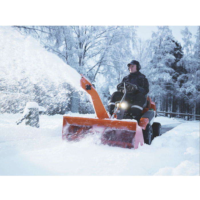 Husqvarna R 419TsX AWD Frontmäher mit 112cm Mähwerk, Servolenkung & XChange