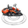 Husqvarna R 112C5 Knicklenker Aufsitzmäher: Kompakt, Wendig, Combi 85 Mähdeck, Modell 2024
