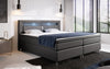 Hypnos Boxspringbett mit LED-Beleuchtung und Chromfüßen – Luxuriöser Schlafkomfort