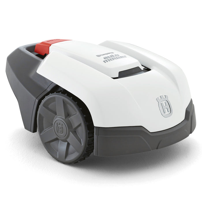 HUSQVARNA 105 Automower® Weiß: Kompakter Mähroboter für 600 m² Gärten, 25% Steigung, leise und effizient