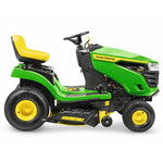 Lade das Bild in den Galerie-Viewer, JOHN DEERE X107 Rasentraktor: Leistungsstarker Aufsitzmäher mit 107 cm Mähwerk.
