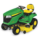Lade das Bild in den Galerie-Viewer, JOHN DEERE X350 Rasentraktor 107 cm Mähwerk 16,4 PS Kawasaki Motor Modell 2024

