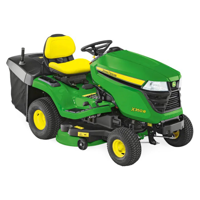 John Deere X350R Rasentraktor: Kraftvoll Mähen, Komfortabel Fahren, Sammelsystem, Kawasaki Motor