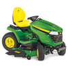 JOHN DEERE X584 Rasentraktor: Leistungsstarker Aufsitzmäher mit Allradlenkung & 122-137cm Schnittbreite
