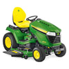 JOHN DEERE X590 Rasentraktor: Leistungsstarker 22,4 PS Aufsitzmäher mit Servolenkung