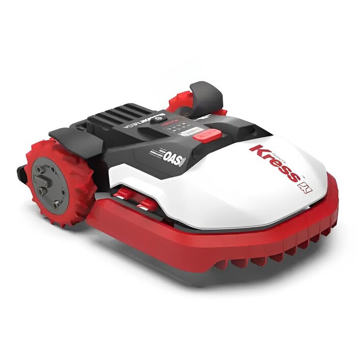 KRESS Mission MEGA KR133E Mähroboter: Effizienter Rasenprofi für bis zu 3000 m² mit Doppelmessern