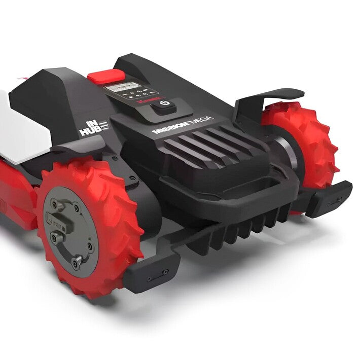 KRESS Mission MEGA KR133E Mähroboter: Effizienter Rasenprofi für bis zu 3000 m² mit Doppelmessern