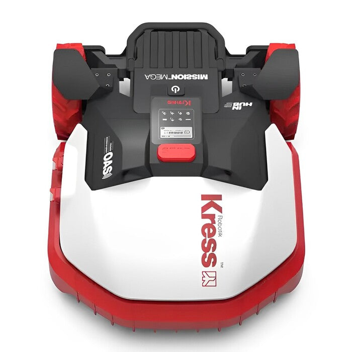 KRESS Mission MEGA KR133E Mähroboter: Effizienter Rasenprofi für bis zu 3000 m² mit Doppelmessern