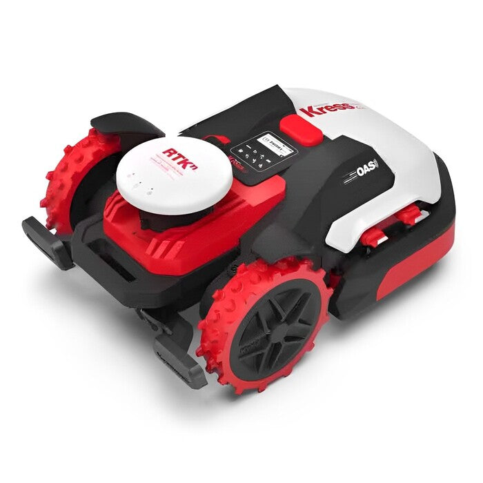 Kress Mission RTKn KR160E.A: Kabelloser GPS Mähroboter für 600m² Rasenpflege