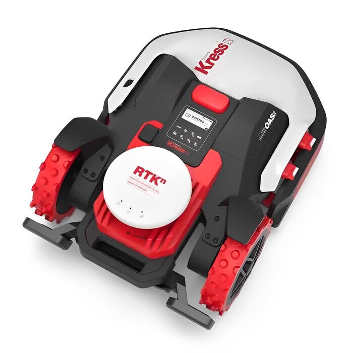 Kress Mission RTKn KR160E.A: Kabelloser GPS Mähroboter für 600m² Rasenpflege