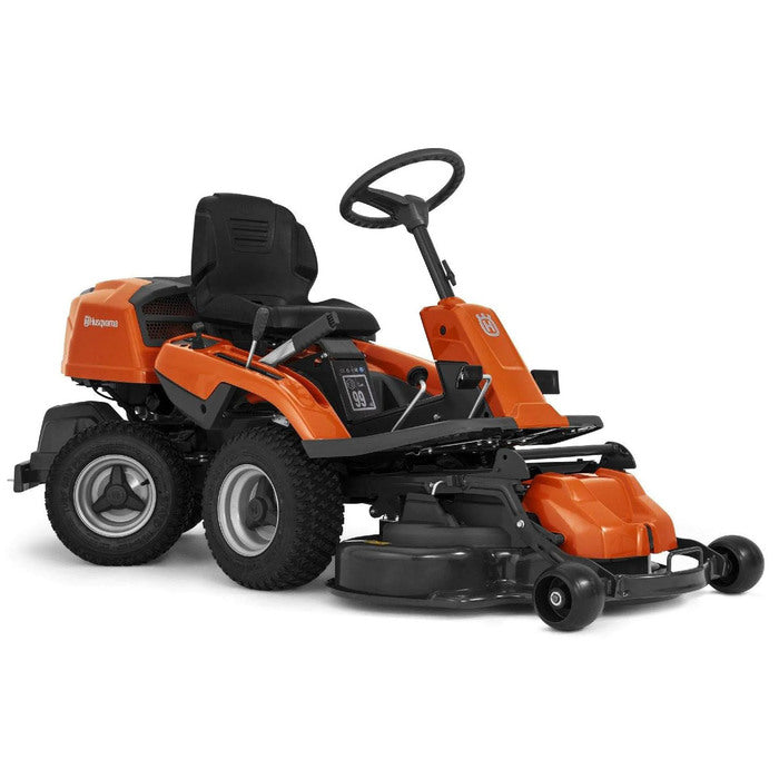 Husqvarna R 214TC Rider Aufsitzmäher: 2-Zylinder, 94cm Combi Mähdeck, Knicklenkung