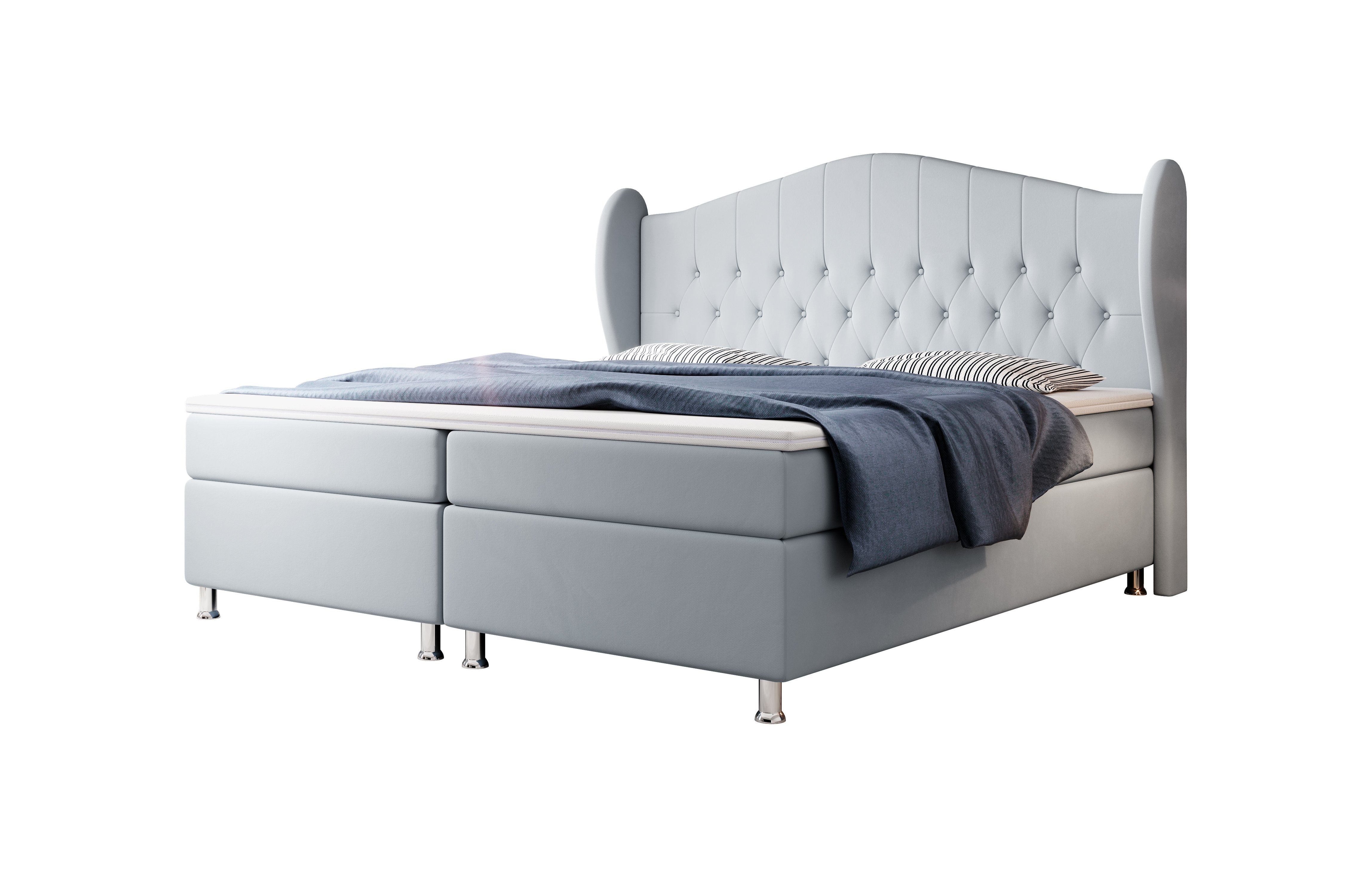 Luxuriöses Boxspringbett Angel mit Stauraum – Modernes Design, Hoher Komfort für erholsamen Schlaf