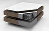 Luxuriöses Sera Boxspringbett mit LED-Beleuchtung, Samtbezug, 4 Schubladen
