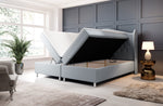 Lade das Bild in den Galerie-Viewer, Luxuriöses Boxspringbett Angel mit Stauraum – Modernes Design, Hoher Komfort für erholsamen Schlaf

