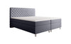 Luxuriöses Samt Boxspringbett Shabby Chic | Integrierter Stauraum | Optimaler Schlafkomfort