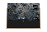 Lade das Bild in den Galerie-Viewer, Loewe iconic inspire 55 Bronze OLED TV: Exklusiver 4K Design-Fernseher aus Syno-Stone
