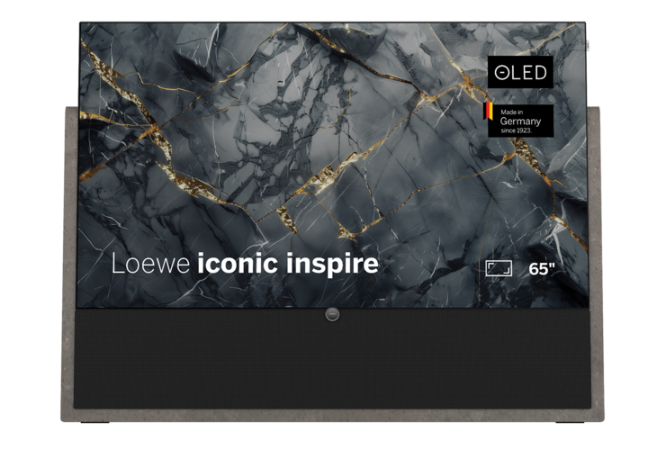Loewe iconic inspire 65 OLED TV, 4K Smart-TV, Dolby Atmos, Stein Design