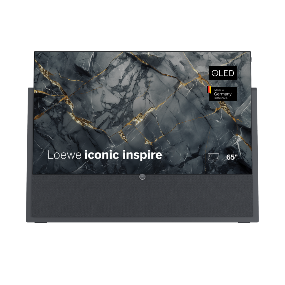 Loewe Iconic Inspire 65 Zoll Graphite Grau 4K UHD Smart TV Design-Fernseher