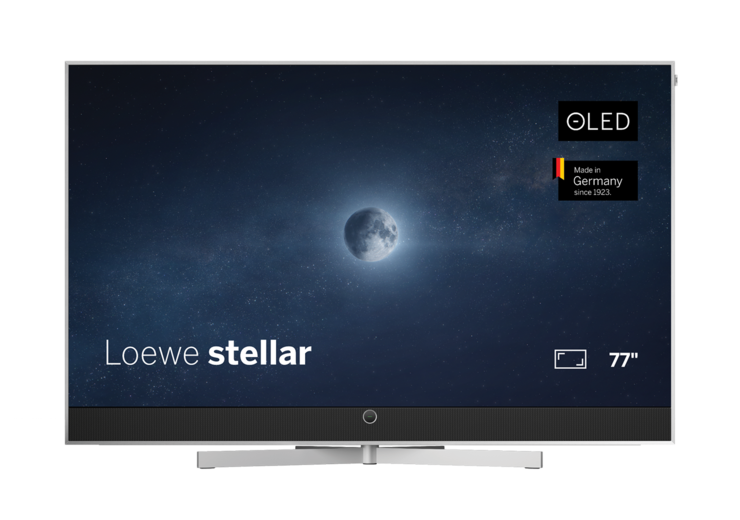 Loewe Stellar 77 dr+ Alu: 4K OLED Smart TV mit Dolby Atmos Sound