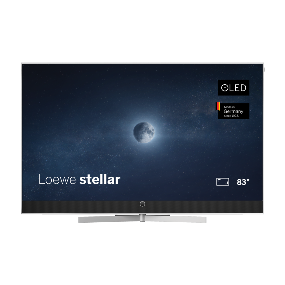 Loewe Stellar 83 dr+ Alu: 4K OLED TV, 1 TB SSD, Smart-TV, Premium Design