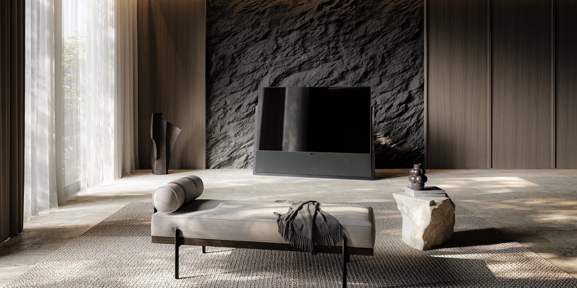 Loewe iconic inspire 55 Diamond Dust OLED Smart-TV mit Dolby Atmos