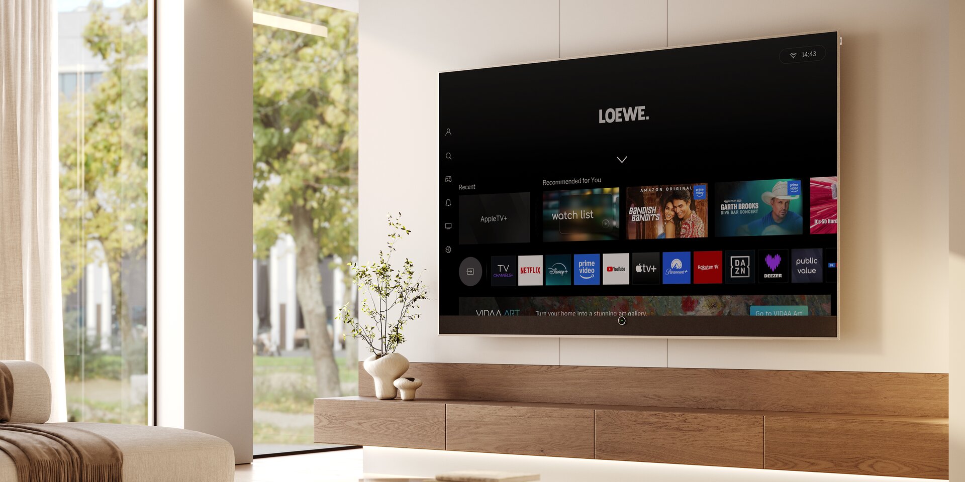 Loewe Stellar 97 Zoll OLED 4K UHD Smart TV mit DR+ und Tizen OS